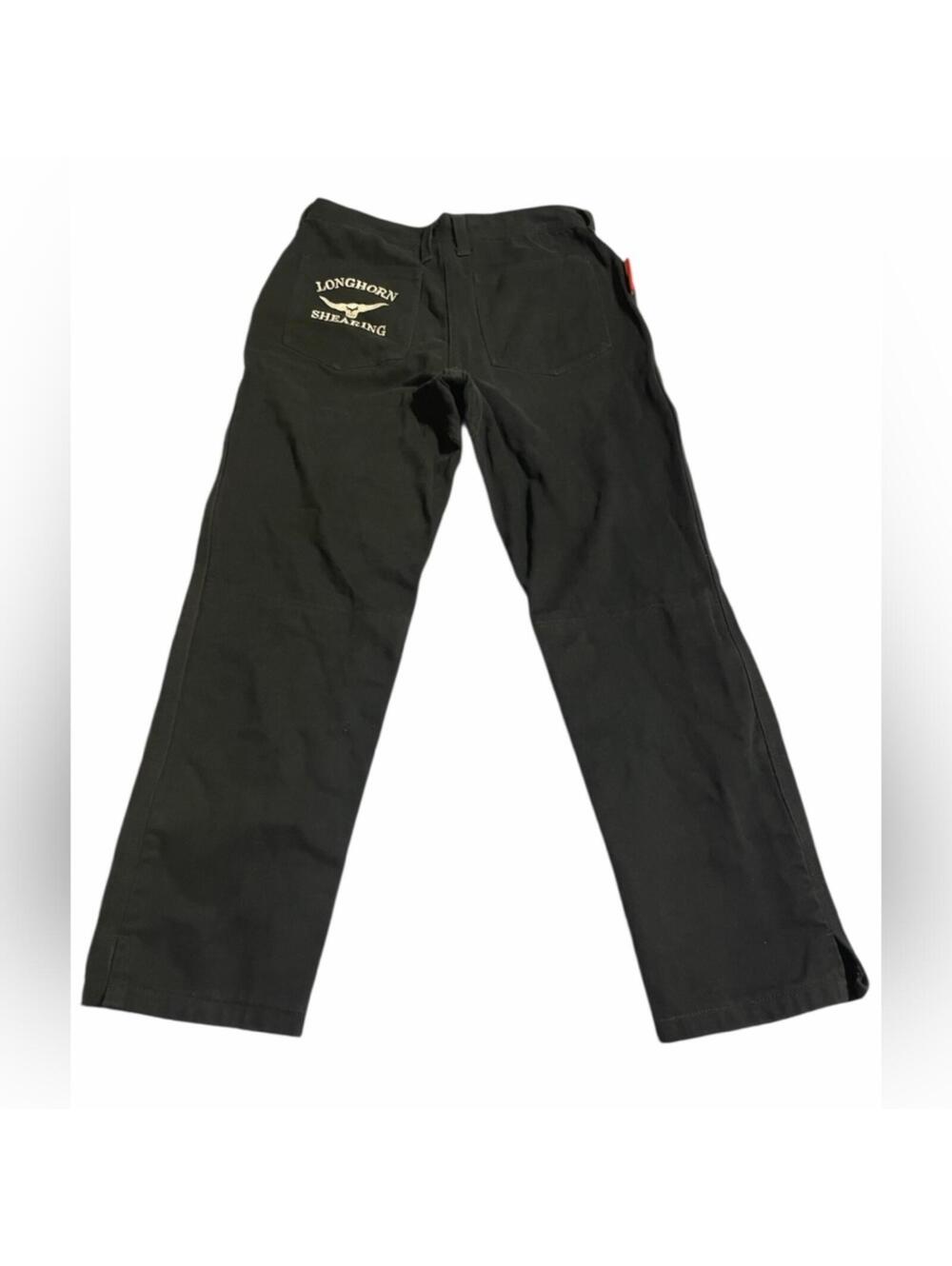Longhorn Shearing UK Brand Pants with Embroidered Logo